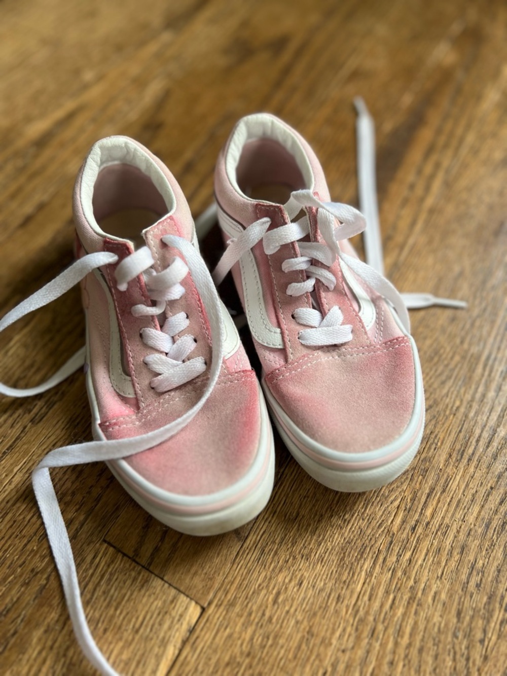 Pink Vans girls size 13